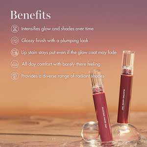 ROMAND GLASTING WATER TINT - Líquido brillante hidratante de larga duración - Product Image 4