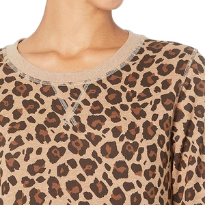 เสื้อสเวตเตอร์คอตตอนคอกลมของผู้หญิงแฟชั่นยอดนิยมสีพื้นคอลเลกชันฤดูหนาวขายส่ง - Product Image 4