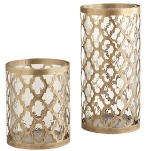 เชิงเทียนโลหะสำหรับตกแต่งเชิงเทียนโลหะทำจากเหล็กฟอยล์สีสันสดใสคอลเลคชั่น2024สไตล์โมร็อกโก - Product Image 2