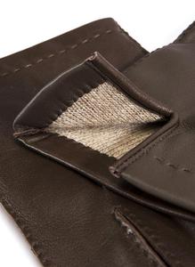 Gants de ski d'hiver en cuir de qualité supérieure avec logo personnalisé Vente en gros de mitaines d'écran tactile à la mode pour hommes et femmes - Product Image 3