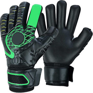 Gants de gardien de but de football en latex, personnalisés, professionnels, imperméables, respirants, à doigts entiers, avec sangle de poignet réglable - Product Image 1