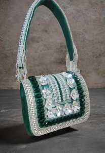 กระเป๋าแฟชั่นประดับด้วยลูกปัดสำหรับผู้หญิงกระเป๋างานปาร์ตี้ทำมือส่งออกไปอินเดีย - Product Image 2