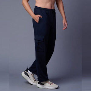 Pantalones Deportivos Ligeros para Hombre, Pantalones de Chándal con Cintura Elástica y Cordón Ajustable, Transpirables, de Punto, para Verano - Product Image 1
