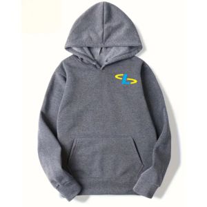 เสื้อฮู้ดผู้ชายผ้ากรดทรงบ็อกซี่ฟิตมีฮู้ด400GSM พิมพ์ลาย DTG และมีฮู้ดพลอยเทียมเต็มรูปแบบปรับแต่งได้ - Product Image 5