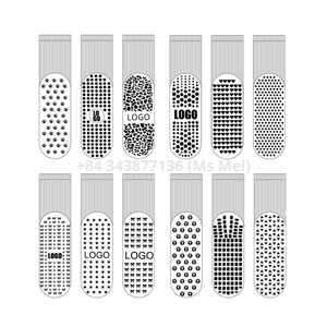 Chaussettes en coton antidérapantes personnalisées ODM pour femmes, avec volants, pour le Pilates, usage quotidien, logo personnalisé, broderie Sea-fairy, lettre Vietnam - Product Image 5