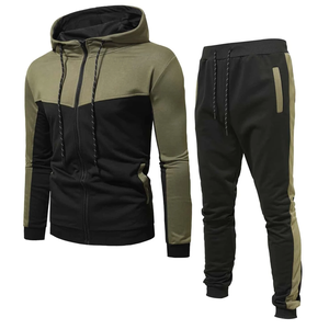 Survêtements décontractés pour hommes automne-hiver, grandes tailles, nouveau design, logo personnalisé, respirant, coupe-vent, polaire, couleur unie, écologique - Product Image 5