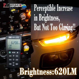 HYUGA BAU15S P21W 1156 LED Turn Signal Light Yellow - Product Image 4