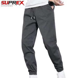 Custom Mens Cargo Jogger Pants <b>Drawstring</b> Flat Casual Streetwear Sweatpants Sports Track <b>Trousers</b> Elastic Waist Fitness - Product Image 3