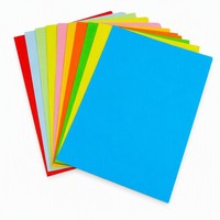 Papier d'impression couleur format A4, couleurs variées (rose, jaune citron, bleu), recto-verso, recyclable, pour usage bureautique
