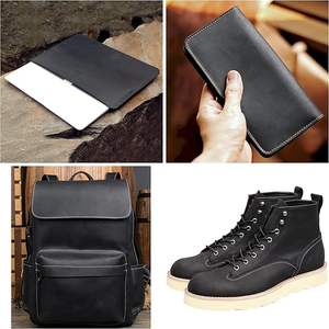 Cuero de vaca de grano completo genuino de alta calidad, pieles, hojas de cuero genuino para manualidades, cinturones, zapatos, venta al por mayor, colores personalizados - Product Image 4