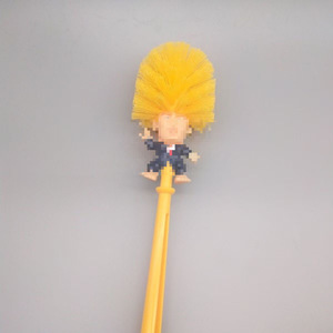 <span class=keywords><strong>Brosse</strong></span> de toilette pour le <span class=keywords><strong>nettoyage</strong></span> des toilettes, drainage rapide, design amusant, <span class=keywords><strong>nettoyage</strong></span> de la salle de bain, adapté à l'utilisation dans les toilettes, poils jaunes HH9-1247 - Product Image 3
