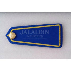 Fully Customized OEM Service Uniform <b>Accessories</b> Laser Cut Washable Cotton Epaulettes Shoulder Board Soft Slip on - Product Image 2