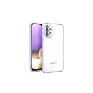 NXXA Kaff Étui en silicone premium pour Samsung pour Galaxy A32 4G Étui de téléphone portable fin antichoc pour l'arrière Violet en boîte 14 Plus - Product Image 1