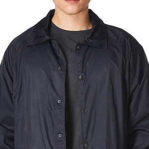 turn down collar men new design jackets Hot Sale Men's Jacket Blank Custom Logo Plain <b>Black</b> <b>Windbreaker</b> Jacket - Product Image 5