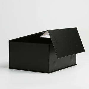 Tùy chỉnh thực hiện hộp với đóng cửa từ Đen đóng cửa từ mỹ phẩm chăm sóc da hộp với miếng bọt biển màu đen chèn - Product Image 5