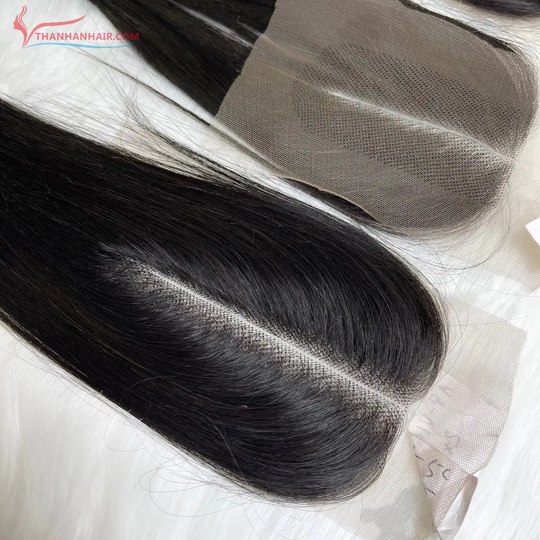 Lace closure 2x4 2x6 bone straight hair silky and shiny 100% Vietnam human hair virgin hair vendor