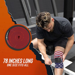 Fabricant pakistanais de bandages de genou de fitness, logo personnalisé, protection, bandages de genou pour hommes, vente en ligne, bandages de genou durables, OEM - Product Image 6