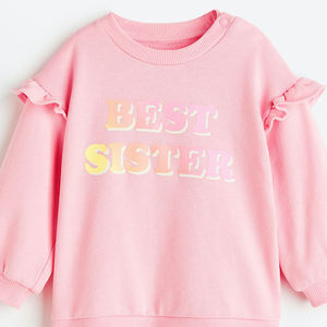 Sudadera de bebé con chenilla, ropa de invierno para bebé, pulóver, sudadera de cuello redondo para niños pequeños, forro polar de algodón 100% - Product Image 1