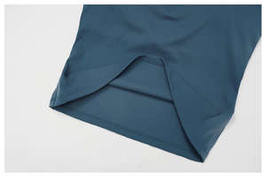 Camiseta sin mangas para mujer, versátil, de algodón, transpirable, tejida, para yoga, gimnasio, con textura acanalada. - Product Image 3