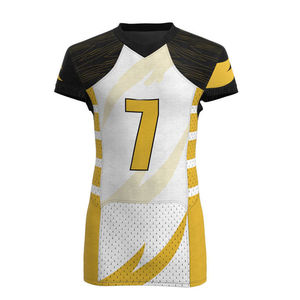 Uniforme de fútbol americano con logotipo personalizado, conjuntos cortos de talla grande a la moda, impresión digital transpirable, Técnicas Disponibles diferentes - Product Image 5