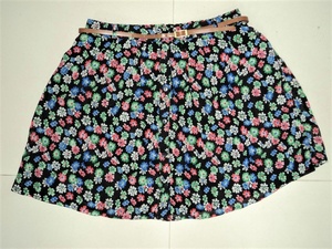 Mini jupe élégante en viscose imprimée pour femmes, style décontracté pour le printemps, l'été et l'automne, taille personnalisable avec ceinture naturelle respirante - Product Image 2