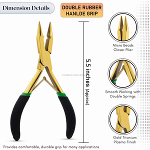 Professional Hair <b>Extension</b> Tools <b>micro</b> beads Pliers Remover Rings Beads Remover Lap Joint Plier stainless steel - Product Image 6