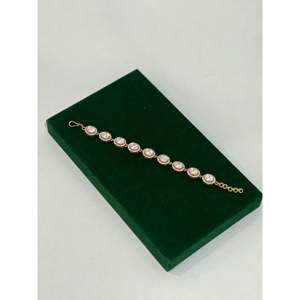 Pulsera Clásica de Moissanita con Eslabones Redondos, Joyería Elegante y Duradera para Mujer - Product Image 1
