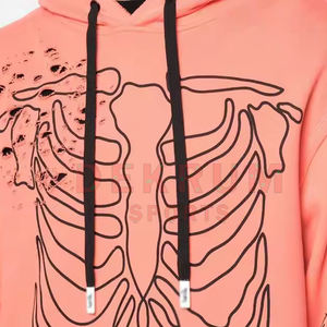 บริการ OEM ปี 2026 เสื้อฮู้ดดี้แฟชั่นฤดูหนาวคุณภาพสูง สไตล์ดิสเทรส ขายดีที่สุด เสื้อผ้าผู้ชาย ระบายอากาศได้ดี เสื้อฮู้ดดี้สไตล์ดิสเทรส - Product Image 5