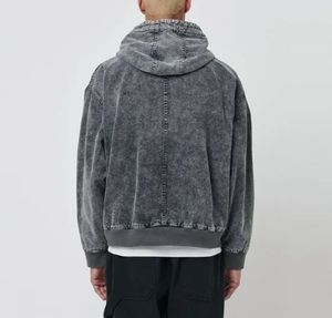 เสื้อฮู้ดสวมหัวผ้าฟลีซแบบสวมหัวสำหรับผู้ชายแบบวินเทจแบบปกติพอดีตัวพร้อมกระเป๋าระบายอากาศได้ดีและแห้งเร็วสำหรับฤดูหนาว - Product Image 3