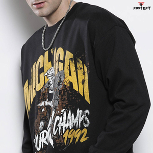 Colección 2026, sudaderas con capucha de moda de invierno, transpirable, de secado rápido, Digital, teñido liso, logotipo personalizado, nuevo diseño, sudadera con hombros caídos - Product Image 5