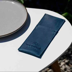 Porte-couverts de table en cuir élégant pour la LYR-0032 de configuration de table d'hôtel et de café - Product Image 3