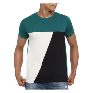 เสื้อยืดฤดูร้อนผู้ชายผ้าฝ้าย 100% ลายแขนสั้นระบายอากาศแห้งเร็วเสื้อยืดคอกลมคลาสสิกยิมออกกำลังกายกีฬาลำลองสตรีทแวร์ - Product Image 1