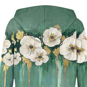 Women Terry <b>Sublimation</b> <b>Hoodie</b> Full Print Custom Design Pullover Soft Winter Wear Comfortable Casual Front - Product Image 5