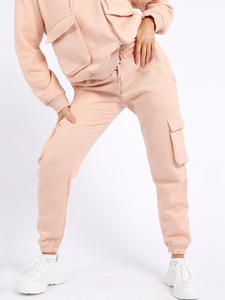 Conjunto Deportivo de 2 Piezas con Logotipo Personalizado OEM, Sudadera de Felpa Francesa y Pantalones Deportivos para Mujer - Product Image 5