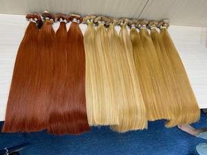 Vente en gros 100% Extensions de cheveux à pointe plate en kératine naturelle 100% Extensions de cheveux Remy humains droits naturels de haute qualité Cabello - Product Image 4