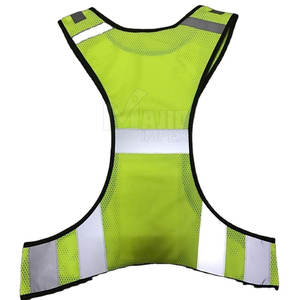 Gilet de course réfléchissant haute visibilité pour hommes, gilet de course réfléchissant léger et confortable pour la course à pied et le cyclisme - Product Image 2