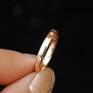 10k or laboratoire cultivé diamant alliance laboratoire diamant bijoux bande ronde bague de fiançailles pile anneau bande cadeau pour l'amour - Product Image 2