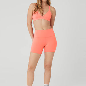 Pantalones de yoga sin costuras de cintura alta personalizados Top de manga larga para damas Ropa de fitness Tallas grandes Conjunto Bordado Sólido Traje de fitness de verano - Product Image 1