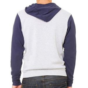 Vente en gros OEM – Nouveaux sweats à capuche zippés en polaire pour hommes, personnalisables, séchage rapide, respirants, avec logo sur le devant, pour l'hiver et le streetwear - Product Image 6