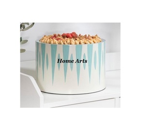 Juego de 2 tazones para postres de resina y acero inoxidable con soporte, de diferentes tamaños, al precio más bajo. - Product Image 4