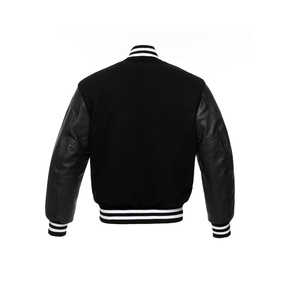 Veste universitaire tissée pour homme de haute qualité avec logo personnalisé, position du logo sur le devant, grandes tailles, couleurs personnalisées, imperméable et respirante - Product Image 2