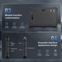 Tablette robuste CENAVA 8 pouces Win, tablette industrielle IP68, N5100, certifiée anti-explosion, UHF RFID