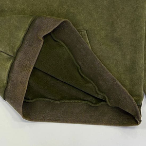 Sudadera con Capucha Personalizada para Hombre, Invierno, Bordada, Lavada al Ácido, 100% Algodón, Felpa, Lisa, de Alta Calidad, Estilo Vintage Desteñido - Product Image 5