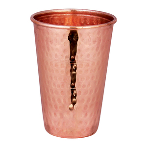 Best Selling look pure Copper tumbler glass <b>cup</b> for water decorated tumbler <b>large</b> custom for drinking ware - Product Image 1