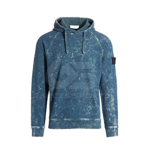 À la mode Hommes Acid Wash Hoodie Coton Mélangé Pull Confortable Street Fashion pour Tous Les Jours Casual Wear - Product Image 1