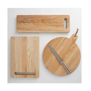 Planches à découper rectangulaires en bois écologiques et durables, 20 cm d'épaisseur, pour la maison, l'hôtel ou la cuisine des restaurants - Product Image 5