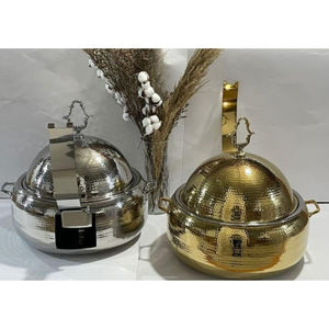 Plato de frotamiento, contenedor de comida de boda, olla, decoración de exhibición, cazuela, plato de frotamiento de Metal, nuevo concepto, equipo de Chef - Product Image 4