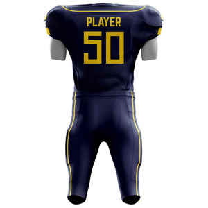 2025 nouveauté uniforme de Football américain en gros ensemble personnalisé Sublimation maillot Shorts respirant grande taille conception - Product Image 5