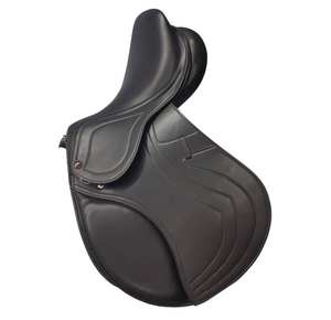 Sillín de caballo occidental clásico, asiento acolchado profundo de cuero mecanizado a mano, accesorios completos, árbol de madera fuerte para instrumento veterinario - Product Image 5