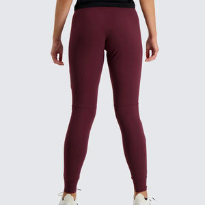 Venta al por mayor de joggers de lona ligeros personalizados para las mujeres de secado rápido Activewear pantalones con cintura media delantera plana equipo de entrenamiento de invierno - Product Image 2